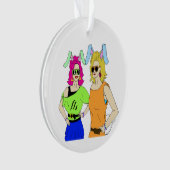 Bunnygirls Ornament (Vorderseite)