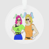 Bunnygirls Ornament (Rückseite)