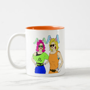 Bunnygirls Zweifarbige Tasse