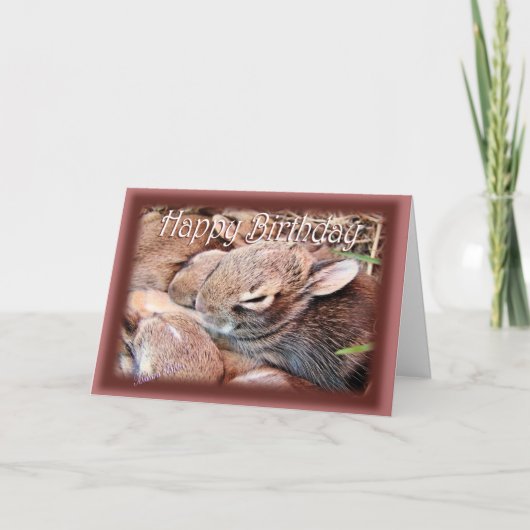 BunnyHBD-anpassen Karte (Vorderseite)