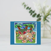 Bunnyhop1 Postkarte (Stehend Vorderseite)