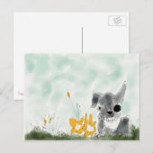 Bunnykins Postkarte (Vorne/Hinten)