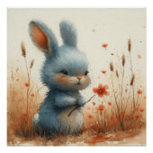 Bunnylicious: Ein bisschen Whimsy Bunny Poster (Vorderseite)