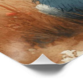 Bunnylicious: Ein bisschen Whimsy Bunny Poster (Ecke)