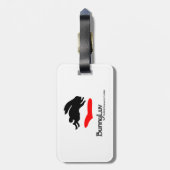 BunnyLuv Gepäckanhänger mit (Rückseite vertikal)