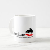 BunnyLuv Tasse, die Jaspis kennzeichnet Kaffeetasse (Vorderseite Links)