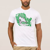 Bunnyoga - Bound Extended Side Angle T-Shirt (Vorderseite)