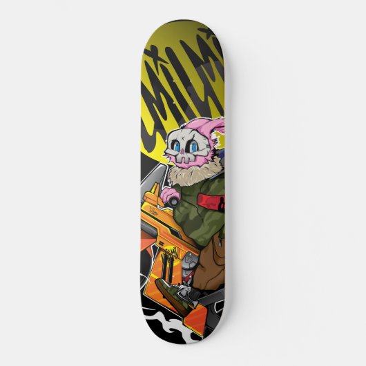 Bunnypink Skateboard (Vorderseite)