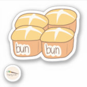 Bunny's Bakery Collection - BunBun's Aufkleber (Vorderseite)