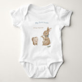 Bunny's boy First Tooth Party Baby Strampler (Vorderseite)