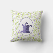 Bunny's Embrace Spring Floral Kissen (Rückseite)