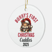 Bunny's First Christmas 2025 Keramik Ornament (Links)