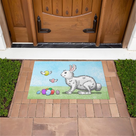 Bunnys Ostern Fußmatte (Außenbereich)