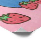 Bunny's Tea Time Illustration Poster (Ecke)