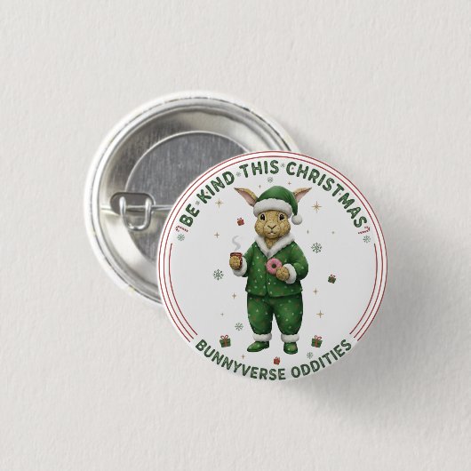 Bunnyverse christmas button (Vorne & Hinten)
