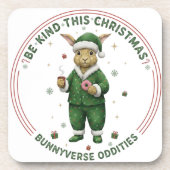 Bunnyverse christmas getränkeuntersetzer (Vorderseite)