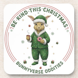 Bunnyverse christmas getränkeuntersetzer