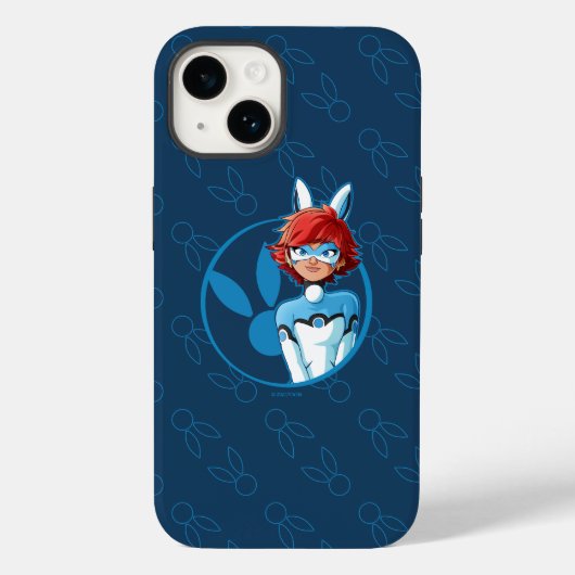 Bunnyx Blue Abzeichen Case-Mate iPhone Hülle (Rückseite)