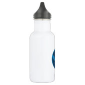 Bunnyx Blue Abzeichen Edelstahlflasche (Links)