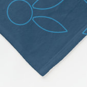 Bunnyx Blue Abzeichen Fleecedecke (Ecke)