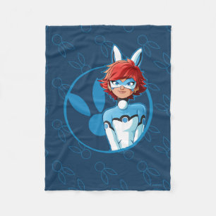 Bunnyx Blue Abzeichen Fleecedecke