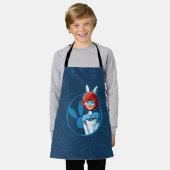 Bunnyx Blue Abzeichen Schürze (Getragen)