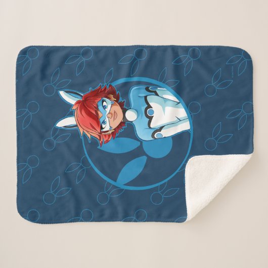 Bunnyx Blue Abzeichen Sherpadecke (Vorderseite (Horizontal))