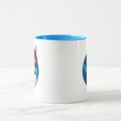 Bunnyx Blue Abzeichen Tasse (Zentrum)