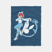 Bunnyx Graphic Fleecedecke (Vorderseite)