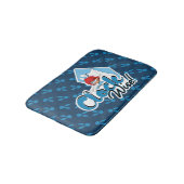 Bunnyx | Uhrweissinn! Badematte (Schrägansicht)