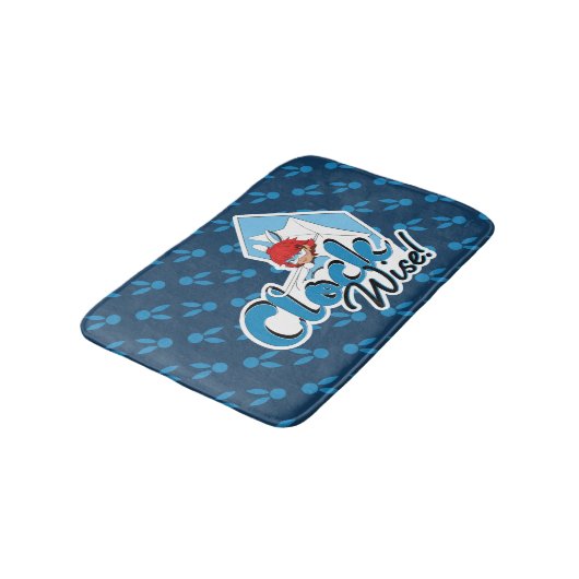 Bunnyx | Uhrweissinn! Badematte (Schrägansicht)