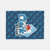 Bunnyx | Uhrweissinn! Fleecedecke (Vorderseite (Horizontal))