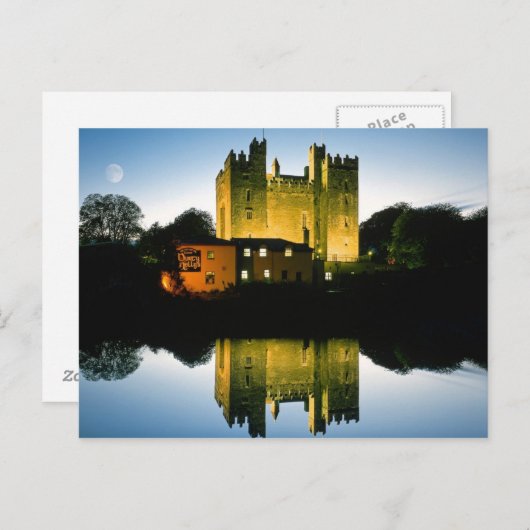Bunratty Castle Irish Postkarte (Vorne/Hinten)