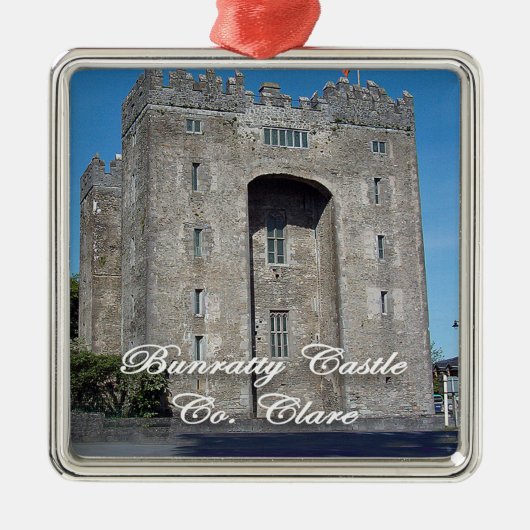 Bunratty Castle, Irland, Irland Ornament Aus Metall (Vorne)