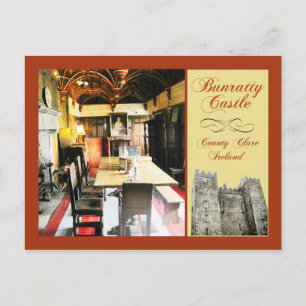 Bunratty Castle, Landkreis Clare, Irland Postkarte