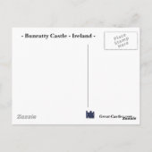 Bunratty Castle Postcard Postkarte (Rückseite)