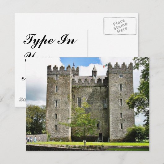 Bunratty Castles Postkarte (Vorne/Hinten)