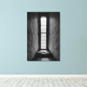 Bunratty Defensive Window Leinwanddruck (Insitu (Holzboden))