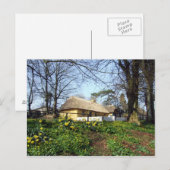 Bunratty Folk Park Hütte Postkarte (Vorne/Hinten)