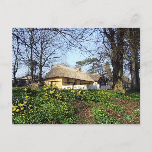 Bunratty Folk Park Hütte Postkarte (Vorderseite)