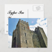 Bunratty-Schloss Postkarte (Vorne/Hinten)