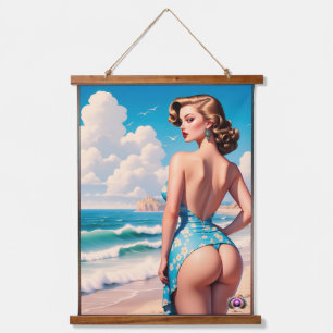Buns brauchen Sun zu AI Concept Art von Xzendor7 Wandteppich Mit Holzrahmen