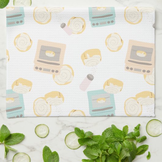 Buns n'Ovens Geschirrtuch (Gefaltet)