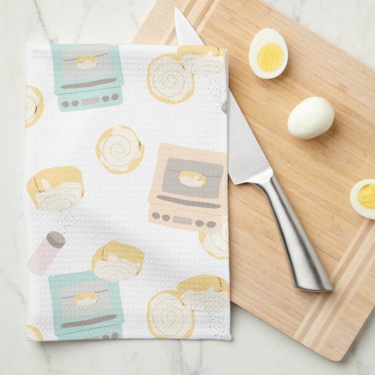 Buns n'Ovens Geschirrtuch (Viertel Falte)