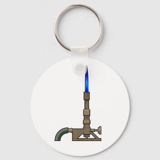 Bunsen Burner Schlüsselanhänger (Vorderseite)