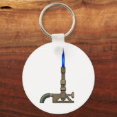 Bunsen Burner Schlüsselanhänger (Vorderseite)