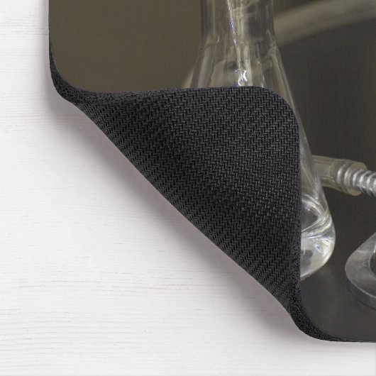 Bunsen und Flasche Mousepad (Ecke)