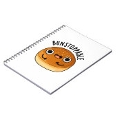 Bunstoppable Funny Bun Pun Notizblock (Linke Seite)