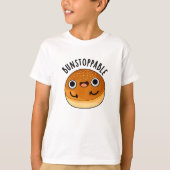 Bunstoppable Funny Bun Pun T-Shirt (Vorderseite)