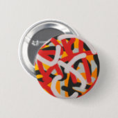 bunt 0748 abstrakte Kunst Button (Vorne & Hinten)
